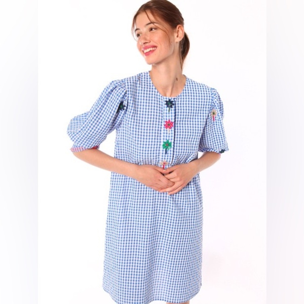 Vilagallo Amber‎ Gingam Dress Size 4
